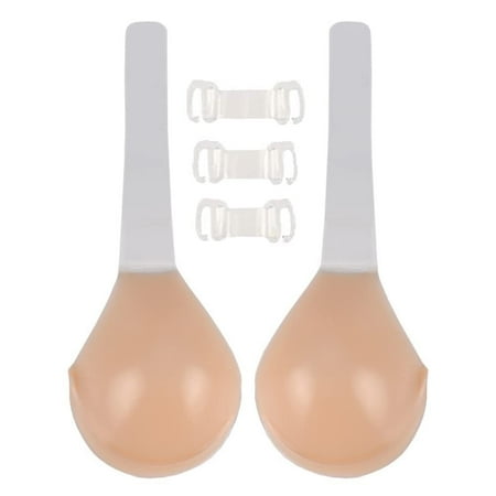Invisilift Bra  Silicone Adhesive Lift Bra  Adhesive Conceal Silicone Tape with Strap (Skin  H)