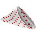 thumbnail image 2 of GZHJMY Cute White Red Polka Dots Pattern Cloth Napkins, Set of 4 20 x 20 Inch Soft & Comfortable Polyester Dinner Napkin for Family, Restaurant, Weddings, Parties, 2 of 5