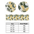 thumbnail image 6 of Xipuska Lemon Bed Runners for Queen Size Bed, Decorative Bed Throws for Foot of Bed, Summer Yellow Fruit Country Spring Leaf Plant Bed Runner Sofa Throw Bedding Scarf Protector Slipcover for Bedroom, 6 of 6