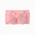 thumbnail image 4 of Cdudpw Baby Headbands and Bows Hairbands Soft Nylon Elastics Handmade Girls for Newborn Babies Infant Toddlers Kids(Pink,One Size), 4 of 4