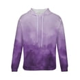 thumbnail image 5 of Dagugfen Mens Tops Fall Winter Sweatshirts Hoodie Drawstring Loose Fashion Pullover Tops with Pocket, 5 of 5
