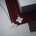 thumbnail image 6 of Picturesongold.Com Four Way Religious Medal Necklace Pendants - 3/4 inch x 3/4 inch - Sterling Silver, 6 of 6