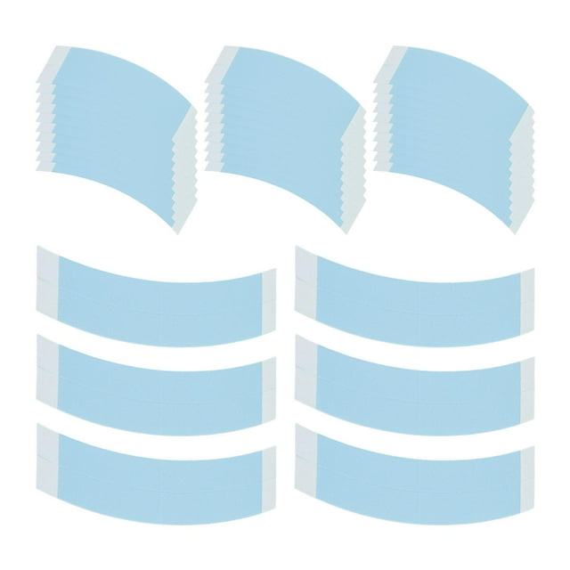 TISHITA 36Pcs Double Sided Lace s Tape Tape Strips for Hairpiece Fixed Sweatproof Blue