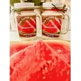 thumbnail image 2 of 16 Oz Watermelon Scented Soy Candle with 85 Hours Burn Time, Handmade, Highly Aromatic, in Glass Jar, 2 of 2