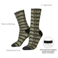 thumbnail image 6 of Honeii Largemouth Bass Fish Print Adult Socks,Crew Socks,Casual Calf Socks,Daily Wear Socks for Men & Women, Perfect for Sports, Casual and Everyday Use, 6 of 6