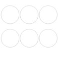 thumbnail image 1 of 6Pcs Macrame Hoops Ring Dream Catcher Metal Rings DIY Craft Accessories, 1 of 4