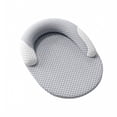 thumbnail image 2 of Pet Cooling Mat for Dogs and Cats, Ice Silk Polyester Low Pillow Bolster Cooling Mat for Dogs for Summer Heat Relief, 5-Layer Breathable Non-Slip Sleeping Mat Dog Bed (Gray), 2 of 9