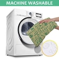 thumbnail image 6 of Green Bigfoot and Text Pattern Square Tablecloth,Waterproof Square Table Cover,Wipeable Spillproof Washable Table Cover for Home Kitchen Party Decor 52"x52"(132x132cm), 6 of 6