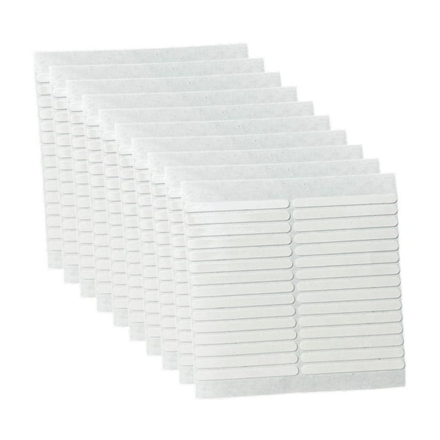 Cinta adhesiva para exhibición de uñas, 10 hojas de 5,8 x 5 cm, práctica tira de exhibición de doble cara para decoración de uñas, ideal para embalaje
