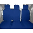 thumbnail image 2 of CalTrend Rear 60/40 Split Back & Solid Cushion NeoPrene Seat Covers for 2014-2016 Nissan Versa Note - NS239-04PA Blue Insert and Trim, 2 of 3