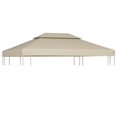 thumbnail image 1 of vidaXL Gazebo Cover Canopy Replacement 310 g / m² Beige 3 x 4 m, 1 of 4
