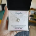 thumbnail image 3 of Daughter Gift from Mom, Love Knot Necklace ,Perfect for Birthday &  Christmas, 3 of 12