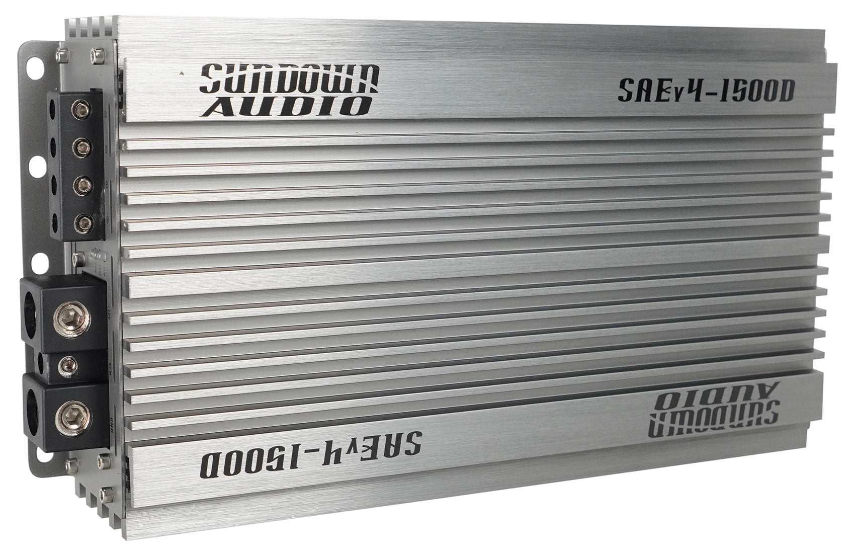 Sundown Audio SAEv4-1500D Monoblock Class D Car Amplifier with Wired Remote Control and Variable Phase Shift Black