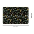 thumbnail image 3 of Fotbe Extra Durable Door Mat - Dirt Trapping Outdoor Welcome Mats - Non-Slip Outdoor Door Mats - Low Profile Front Door Mat - Indoor (16" x 24", Wasp and Florals ), 3 of 9