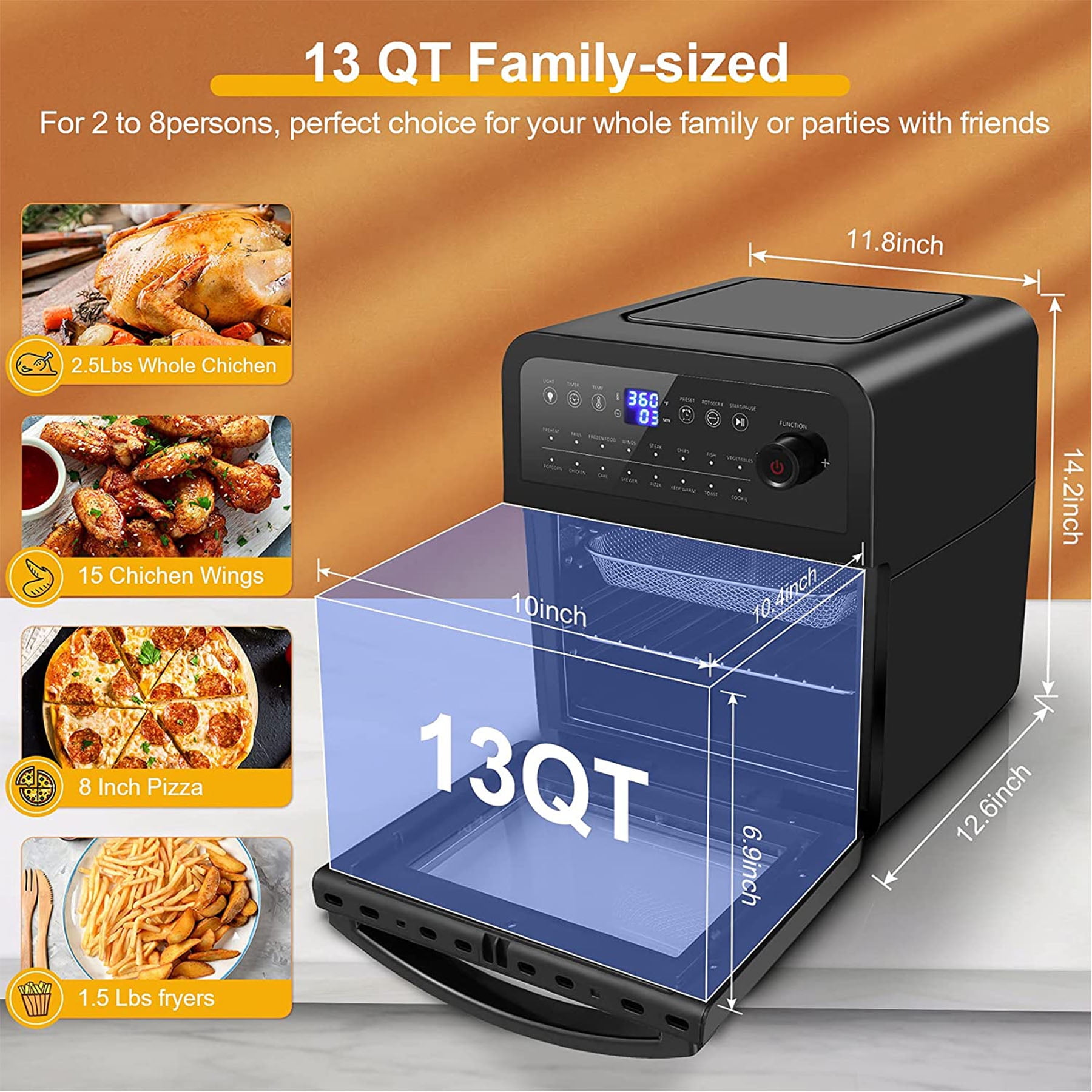 nictemaw air fryer