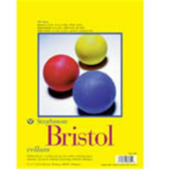 Strathmore 342-119 300 Series Bristol Vellum Pad, 19 X 24 In.