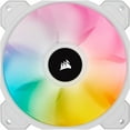 thumbnail image 2 of CORSAIR iCUE SP120 RGB ELITE Performance 120mm White PWM Triple PC Fan Kit with iCUE Lighting Node (Pack of 3), 2 of 10