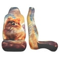 thumbnail image 3 of Sikiie Cute Cloud Pomeranian Car Seat Protector 2 Pack Car Seat Cushion Mat, Car Seat Covers for SUV, Truck, Van, 3 of 7