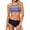 Blue Tribal, variant on Charmo Women's Halter Bikini Swimwear High Neck Two Piece Bikini Swimsuits