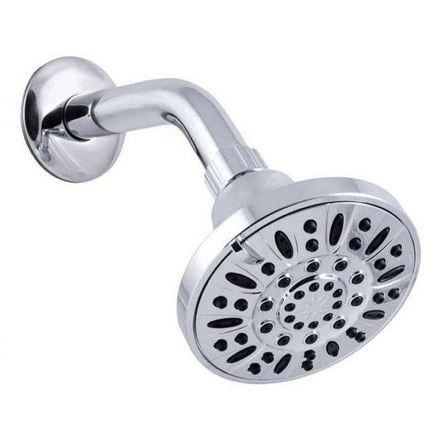 Oakbrook 4891883 4 Po 1,8 GPM 3 Réglages Pommeau de Douche Chromé Mural