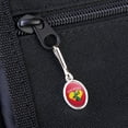 thumbnail image 3 of Gumby with Guitar You Rock Heart Antiqued Oval Charm Clothes Purse Suitcase Backpack Zipper Pull Aid, 3 of 3