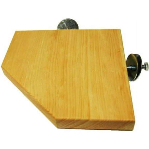 Zoo-Max Cage Corner Shelf with Angle [Bird Perches, Bird Supplies] Medium - 1 count