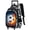 Soccer-001-Backpack Only, variant on Boys Rolling Backpack for Kids - American Football Kids Rolling Backpack with Wheels for Elementary Middle School Students - Roller School Bookbag Aged 6-18, Wheeled Travel Bag Large Capacity