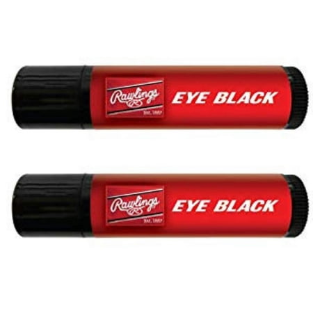 Rawlings Eye Black Stick Grease - (2-Pack) - Great for Baseball, Softball, Football, Lacrosse,