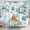 Blue, variant on Fall Shower Curtains for Bathroom, Autumn Pumpkin Harvest Farmhouse Thanksgiving Halloween Fabric Shower Curtain with Hooks Set 70x70 Inch