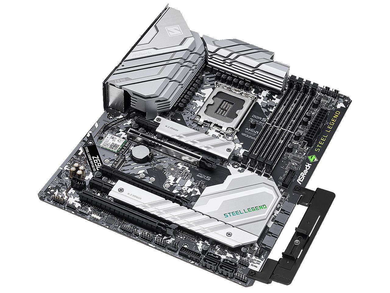 ASRock Z690 STEEL LEGEND WIFI 6E/D5 ATX Motherboard, LGA 1700