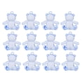 thumbnail image 2 of Abbraccia 6x12x Acrylic Faceted Bear Pram Charms Beads Pendants for DIY Blue 6 Pcs, 2 of 10