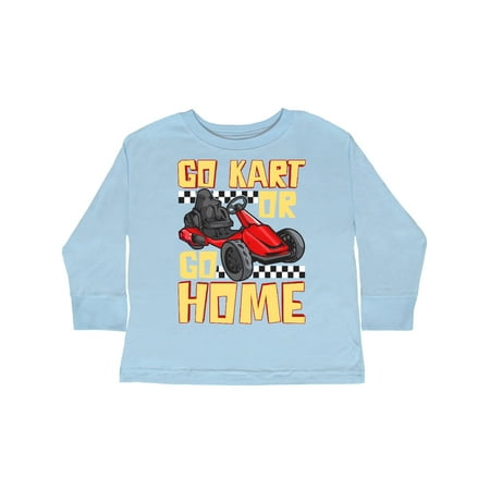 

Inktastic Go Kart Funny Go Karting Gift Toddler Boy or Toddler Girl Long Sleeve T-Shirt