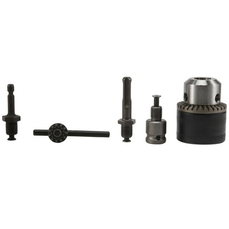 

3-16mm Drill Chuck Converter 1/2Inch- 20UNF Thread Quick Change Adapter SDS-Plus 1/4Inch Hex 1/2Inch Socket