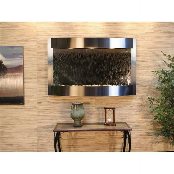 Adagio CWA2040 Calming Waters Stainless Steel Silver Mirror Wall Fountain