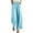 Sky Blue, variant on USNSM Women's Summer Cotton Linen Palazzo Pants Casual Loose Wide Leg Pants Boho Beach Pants Trousers with Pockets Dark Gray S