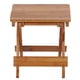 thumbnail image 1 of Taburete plegable de bambú, taburete cuadrado portátil para exteriores, silla plegable, resistente y resistente, 1 of 9