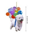 thumbnail image 3 of Vikakiooze 2022 Home Decor Clearance Car Cute Dog Hanging Ornament With Bubbles-Hanging Ornament Decors 2D Effect, 3 of 3