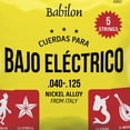thumbnail image 3 of Set de Cuerdas para Bajo Eléctrico EEB52/5S BABILON plateado 16.4x16.7x1, 3 of 4