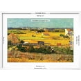 thumbnail image 5 of Art.com Harvest At La Crau with Montmajour In The Background Art Print by Vincent van Gogh, White Frame Wall Art, 29" x 21", 5 of 5