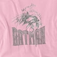 thumbnail image 2 of Batman Knight Sketch Women's T Shirt, Pink, Medium, 2 of 6