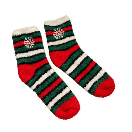 

RPVATI Womens Fuzzy Winter Socks Crew Soft Sock Warm Christmas Socks for Women