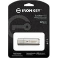 thumbnail image 4 of Kingston Ironkey Locker+ 50 64GB Encrypted USB Flash Drive | USB 3.2 Gen 1 | XTS-AES Protection | Multi-Password Security Options | Automatic Cloud Backup | Metal Casing | IKLP50/64GB, 4 of 4