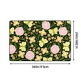 thumbnail image 3 of Blossom Flowers Rose Butterfly Rugs Doormat, Non-Slip Machine Washable Carpets Floor Door Mat , 36" x 24", 3 of 7
