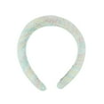 thumbnail image 4 of Unique Bargains 1 Pc Furry Braided Wool Headbands Green, 4 of 6