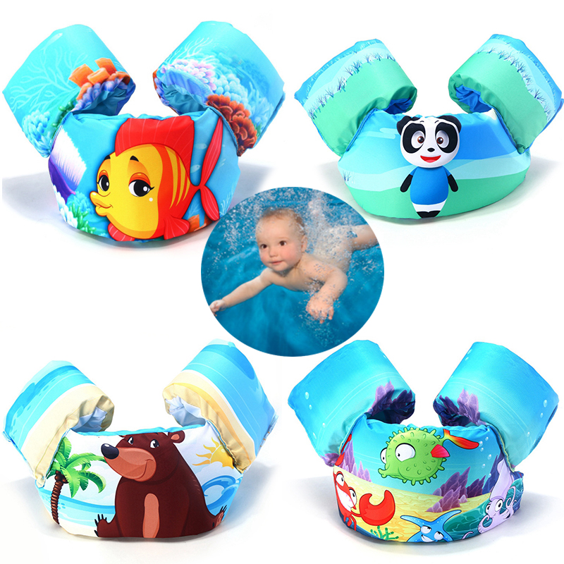 Life Jacket Child Kids Safety Swimming Inflatable Floating Swim Vest Buoyancy Aid Jacket Vest Arm Foam Lifebuoy Training... by