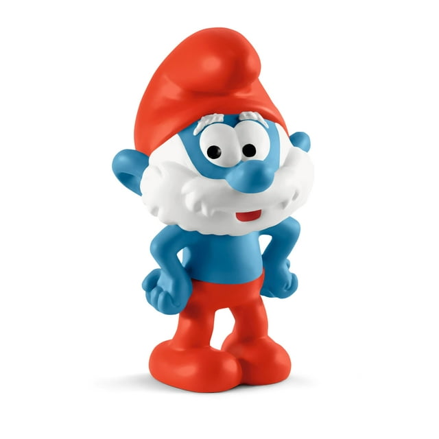Figura de juguete Schleich Papa Smurf Retro Toys para niños