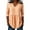 Orange, variant on Women's Gingham Tunic Tops V Neck 3/4 Sleeve Plaid Peplum Design Pleated Blouse Summer Fall Outing Casual Shirts (Blue, XXL)