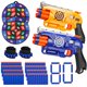 thumbnail image 1 of Pack de 2 pistolas Blaster Guns BBNote para niños mayores de 3 años con 80 dardos de espuma y 2 objetivos, 1 of 6