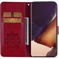 thumbnail image 3 of Samsung Galaxy Note 20 Ultra (Not Note 20) Case for Women, Glitter Bling Diamond PU Leather Wallet Phone Case with Wsrist String Flip Cover for Samsung Galaxy Note 20 Ultra Owl Red, 3 of 14