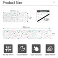 thumbnail image 3 of Yayeee Faucet Mat for Kitchen Sink 14.7" Diatomite Long Splash Guard Pad, White Retro Pattern, 2 Pack, 3 of 7